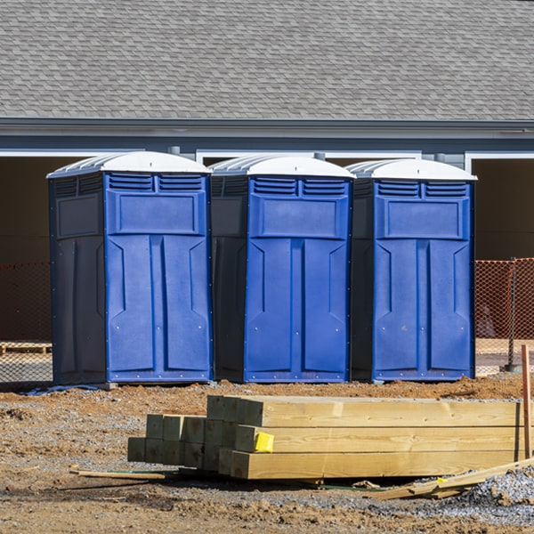 can i customize the exterior of the portable toilets with my event logo or branding in Benedict ND